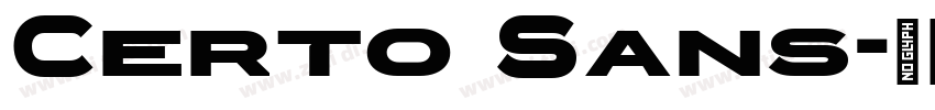 Certo Sans字体转换 Certo Sans字体转换